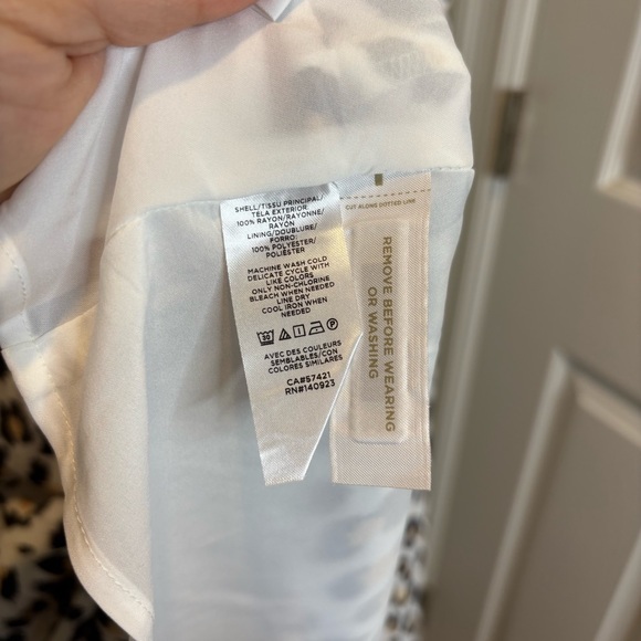 LOFT Leopard Print Flutter Sleeve Midi Dress - Picture 10 of 13